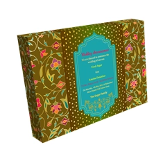 9 Compartments Premium Gold Gift Box | Sweets | Dry Fruit Bites | Chocolates